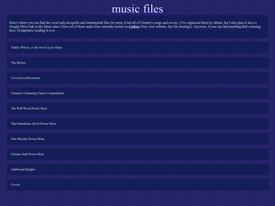 cjarchive/musicfiles screenshot