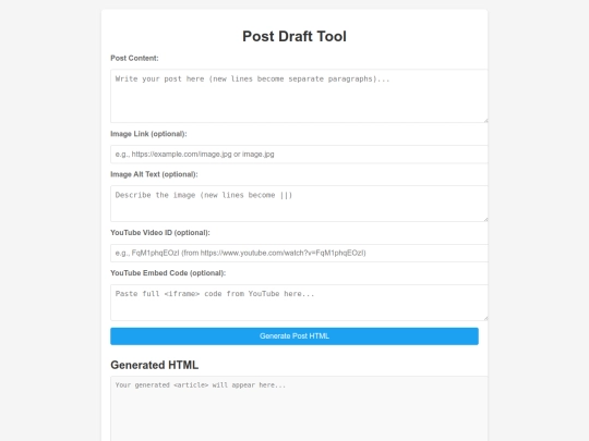 postdrafter screenshot