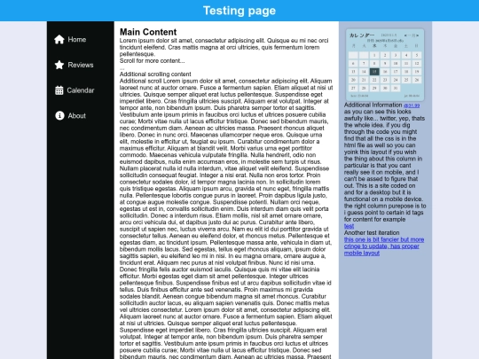 test screenshot
