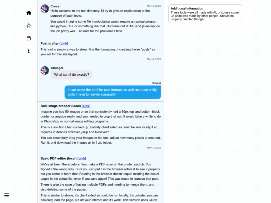 tools screenshot