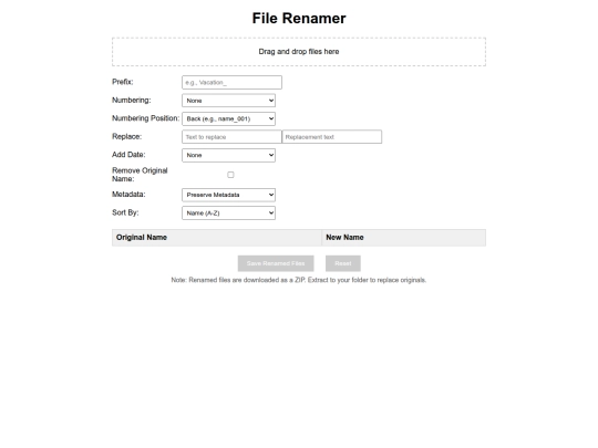 tools/localfile-renamer screenshot