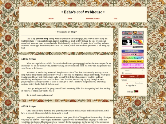 blog screenshot