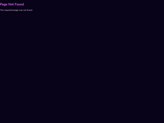 not_found screenshot