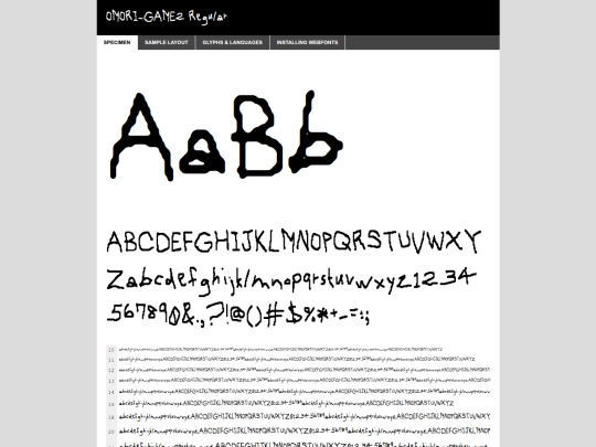 Fonts/Omori/omori_game-demo screenshot