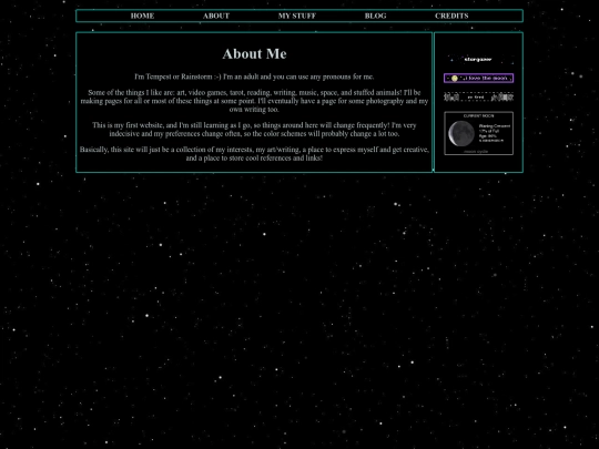 aboutme screenshot