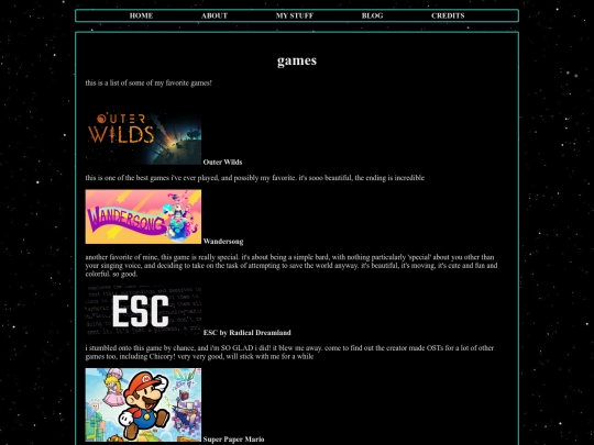 games screenshot