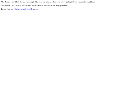alex-brush-main/alex-brush-main/documentation/DESCRIPTION.en_us screenshot