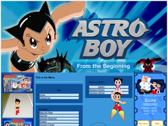 menu screenshot