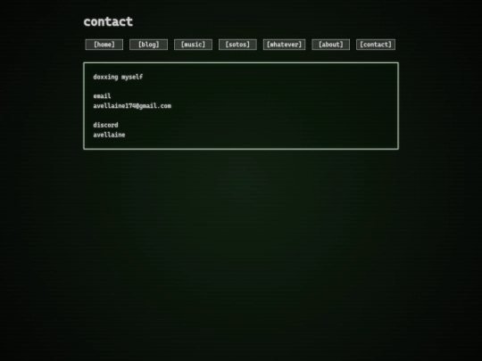 contact screenshot