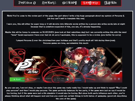 Review screenshot