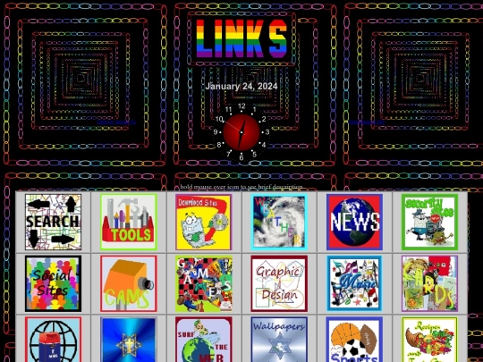 Links screenshot