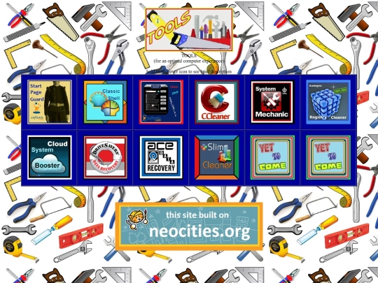 Tools screenshot