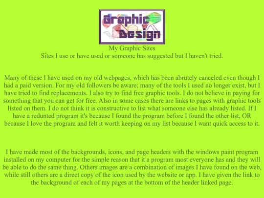graphicwhypage screenshot