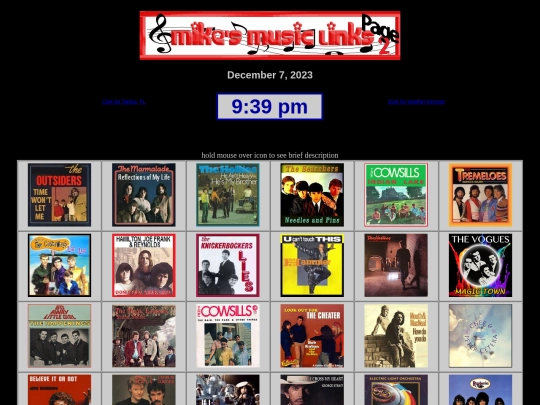 mikesmusicpage2 screenshot