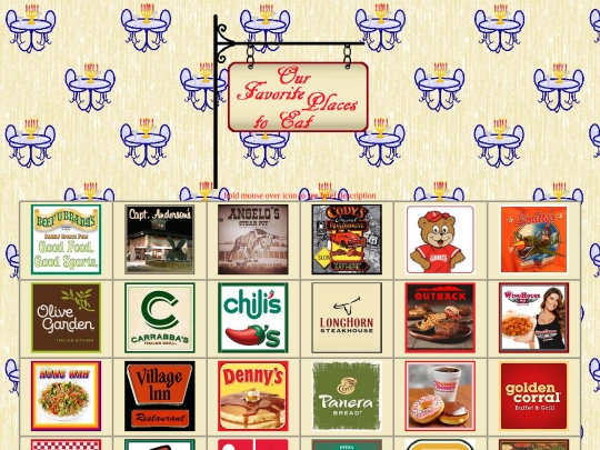 restaurants screenshot