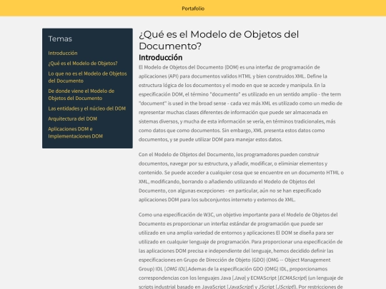 ModeloDOM screenshot