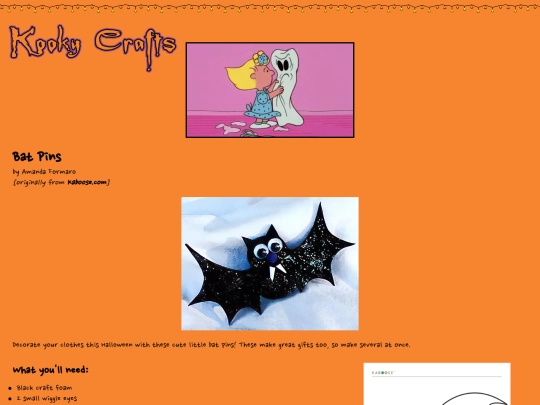 crafts/batpin screenshot