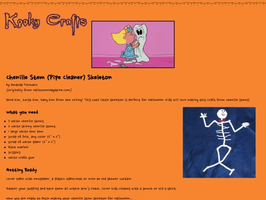 crafts/chenilleskeleton screenshot