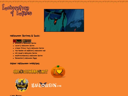 links screenshot