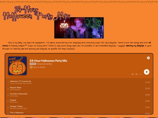 playlist screenshot