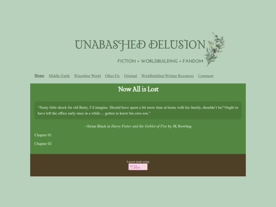 Harry Potter/Crouchsr/Now screenshot