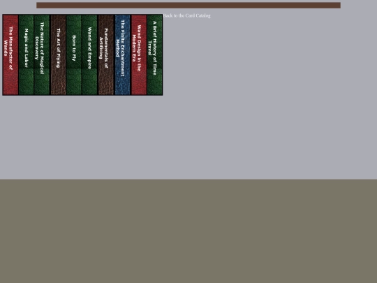 Harry Potter/books/Artifacts screenshot