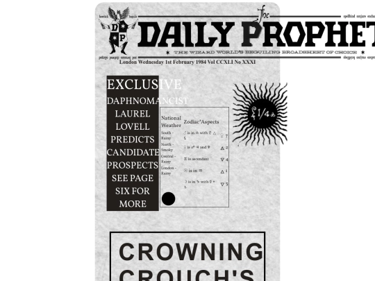 Harry Potter/dailyprophet/1984/840102 screenshot