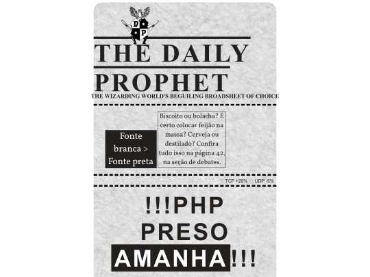 Harry Potter/dailyprophet/newspaper02 screenshot