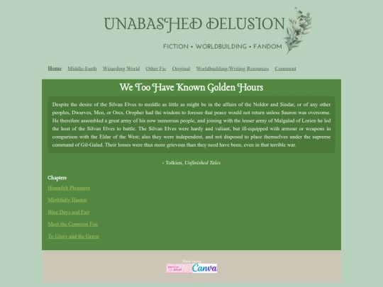 Tolkien/Daring screenshot
