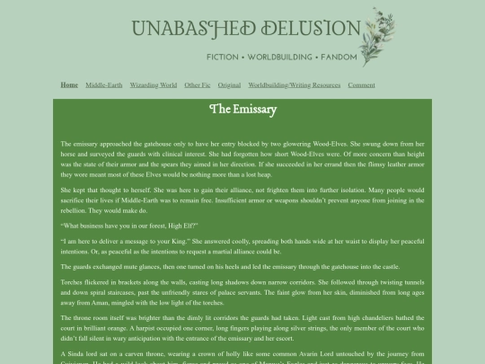 Tolkien/Emissary screenshot