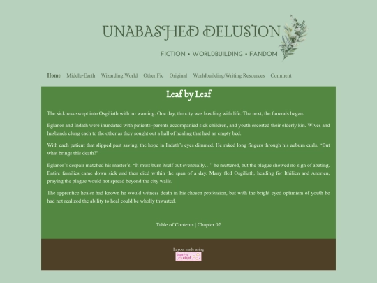 Tolkien/Leaf01 screenshot