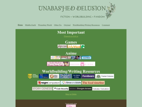 links screenshot