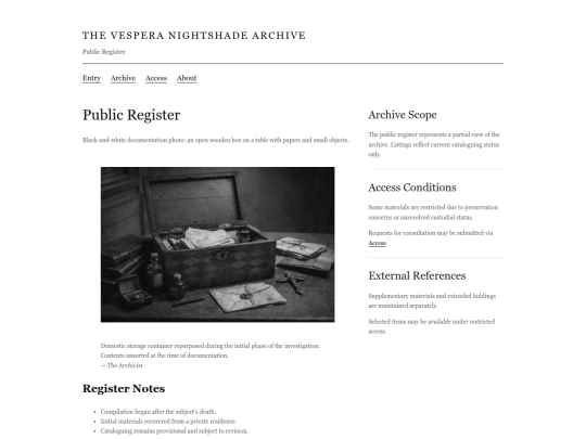 archive screenshot