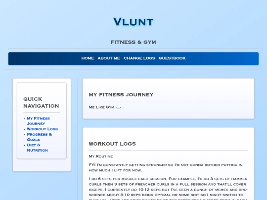 fitness screenshot