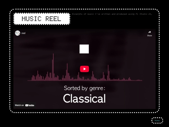 musicreel screenshot