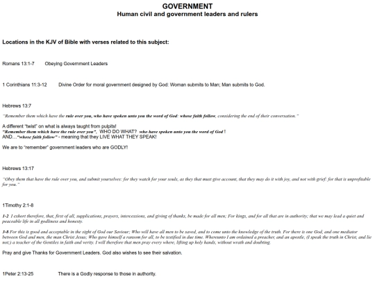 Concordance/Government screenshot