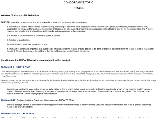 Concordance/Prayer screenshot