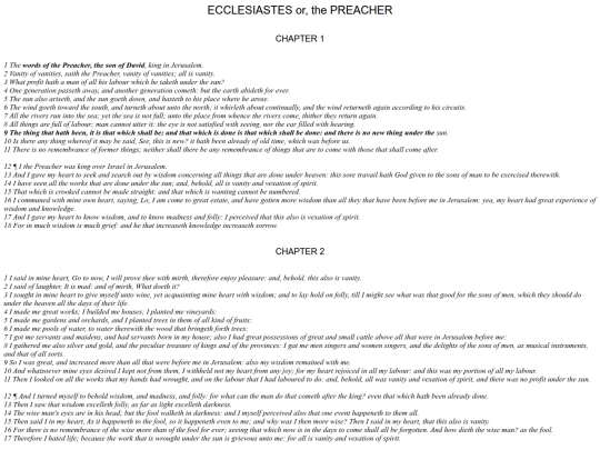 Ecclesiastes/Ecclesiastes screenshot