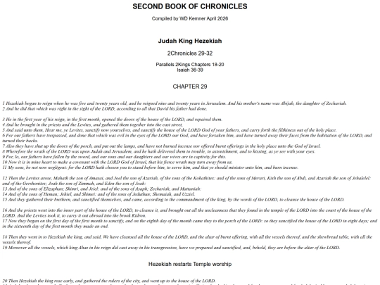 Kings_Chron_Sam/2Chronicles_Chapters_29-32-Hezekiah screenshot