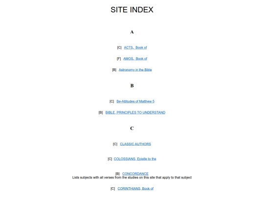 Site_Index screenshot