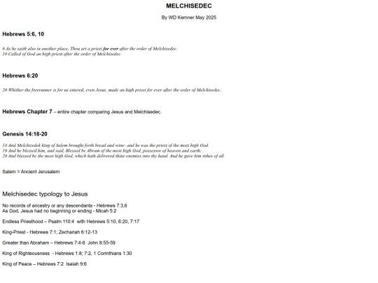 Word_Study/Melchisedec screenshot