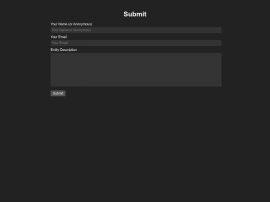 provide-info screenshot