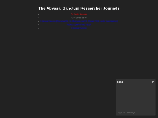 researcher-journals screenshot