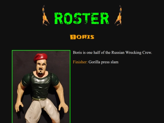 roster/boris screenshot
