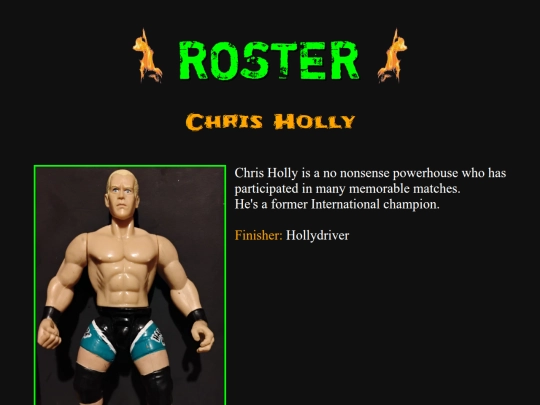 roster/chrisholly screenshot