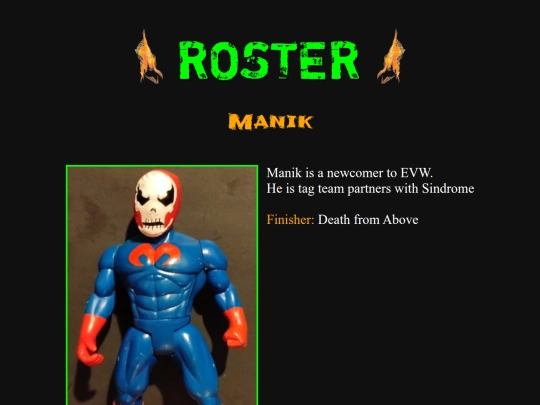 roster/manik screenshot
