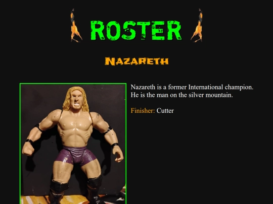 roster/nazareth screenshot