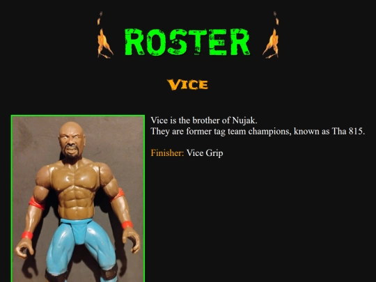roster/vice screenshot