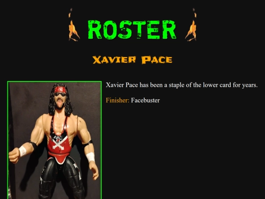 roster/xavierpace screenshot