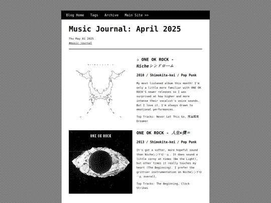 posts/2025-05-01-Music-Journal-Apr-2025 screenshot